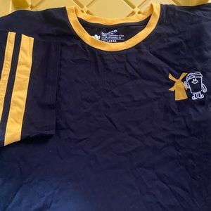 Dutch bros black and yellow shirt